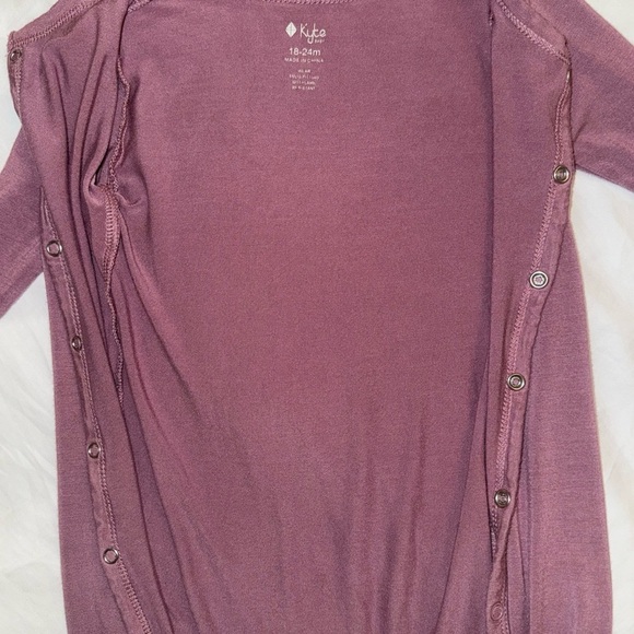 KYTE BABY Snap Button Purple Romper - Picture 2 of 8